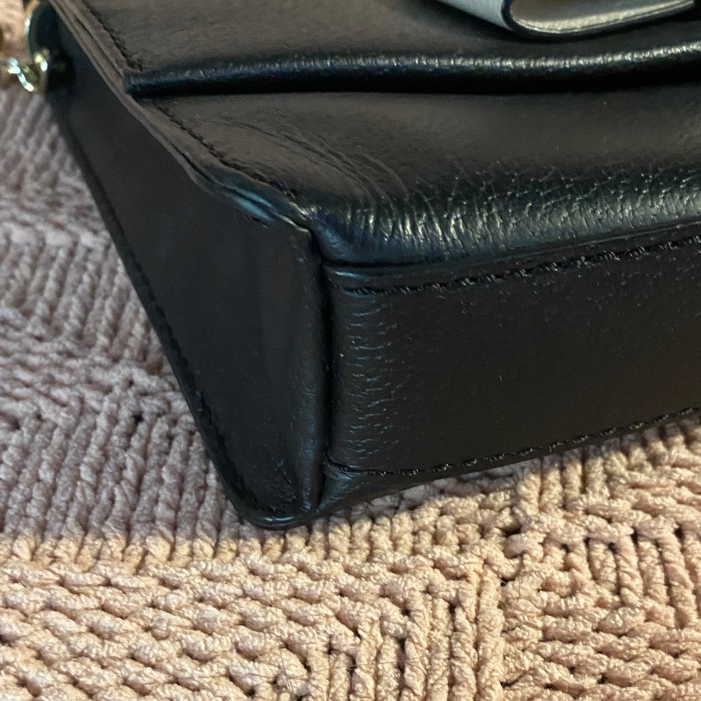 Kate Spade Black Crossbody Bag with White Bow - Picture 3 of 11